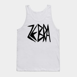 A zebra doesn't change it's stripes Tank Top